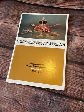 The Crown Jewels Vintage Informational Booklet plus bonus postcard 1968